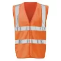 Orange Hi Vis Vest With Orange Piping Orbit Orange Hi Vis Vest With Orange Piping Orbit