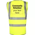 Community Volunteer hi vis vest