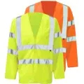 Flame Retardant Long Sleeve Hi Vis Vest FRHVJ03