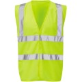 Yellow Hi Vis Vest With Yellow Piping Orbit