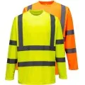 Personalised Hi Vis Long Sleeved T-Shirt S178