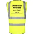 Community Volunteer hi vis vest