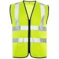 Yellow Zip up Hi Vis Vest Yellow Zip up Hi Vis Vest