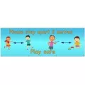 School Children Social Distance Banner