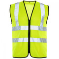 Yellow Zip up Hi Vis Vest