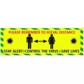Social Distance Banner Keep 2 Metres