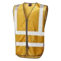 Gold colour hi vis vest Leo W35 Gold colour hi vis vest Leo W35