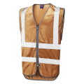 Bronze Colour HI Vis vest Leo W35
