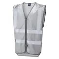 Silver HI Vis Vest Leo W35