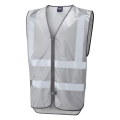 Silver HI Vis Vest Leo W35