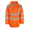 Orange Premium Hi Vis Padded Breathable Jacket Orange Premium Hi Vis Padded Breathable Jacket