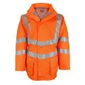 Orange Premium Hi Vis Padded Breathable Jacket