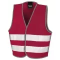 Kids Burgundy Hi Vis Safety Vest R200J Kids Burgundy Hi Vis Safety Vest R200J