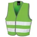 Kids Lime Green Hi Vis Safety Vest R200J Kids Lime Green Hi Vis Safety Vest R200J