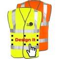 Personalised Premium Quality Hi Vis Vest Leo W01