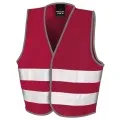 Kids Burgundy Hi Vis Safety Vest R200J