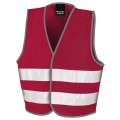Kids Burgundy Hi Vis Safety Vest R200J