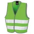 Kids Lime Green Hi Vis Safety Vest R200J