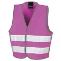 Kids Pink Hi Vis Safety Vest R200J