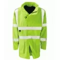 Flame Retardant Anti Static Hi Vis Coat EN1149 EN534