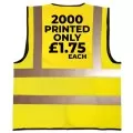 2000 Custom Printed Hi Vis vests & Logo