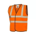 UC806 Uneek Orange Kids Hivis Vest UC806 Uneek Orange Kids Hivis Vest