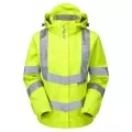 Ladies Yellow Hi Vis Storm Coat Pulsar P704 Ladies Yellow Hi Vis Storm Coat Pulsar P704