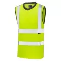 LEO VO1 Hi Vis Sleeveless T Shirt LEO VO1 Hi Vis Sleeveless T Shirt