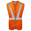 Orange Pull Apart Hi Vis Vest With Zip Pulsarail PR145