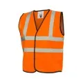 UC806 Uneek Orange Kids Hivis Vest