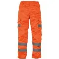 Hi Vis Combat Trousers Orange Rail Spec