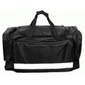 Holdall with reflective stripe large black