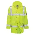 Hi Vis Waterproof Breathable unpadded Hi Vis Coat