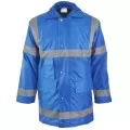 Royal Blue Hi Vis Coat with Reflective Stripes Royal Blue Hi Vis Coat with Reflective Stripes