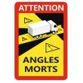 Angles Morts Removeable Stickers for use in France