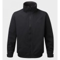 Black Harris Bomber Jacket Fleece Lined Waterproof