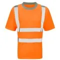 HI Vis Tee Shirt Orange short sleeve
