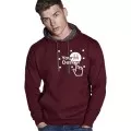Embroidered Two Tone Hoodie Awdis JH003 Embroidered Two Tone Hoodie Awdis JH003