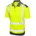Yellow Hi Vis Polo Shirt Coolviz Leo P14-Y/GY