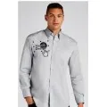 Long Sleeve Oxford Shirt Kustom Kit KK105