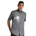 Embroidered Short Sleeve Oxford Shirt Kustom Kit KK109