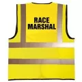 Race Marshal Printed Hi Vis Vest