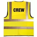 Crew Printed Hi Vis Vest Crew Printed Hi Vis Vest