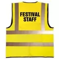 Festival Staff Printed Hi Vis Vest