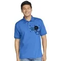 Custom Embroidered Jersey Knit Polo Shirt GD040