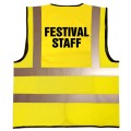 Festival Staff Printed Hi Vis Vest