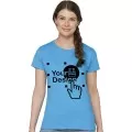 Custom Printed Ladies Tee Shirt GD006 Custom Printed Ladies Tee Shirt GD006