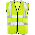 Custom Printed Hi Vis Vest with Zip
