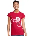 Custom Printed Gildan Ladies Fitted Tee Shirt Softstyle