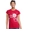 Custom Printed Gildan Ladies Fitted Tee Shirt Softstyle